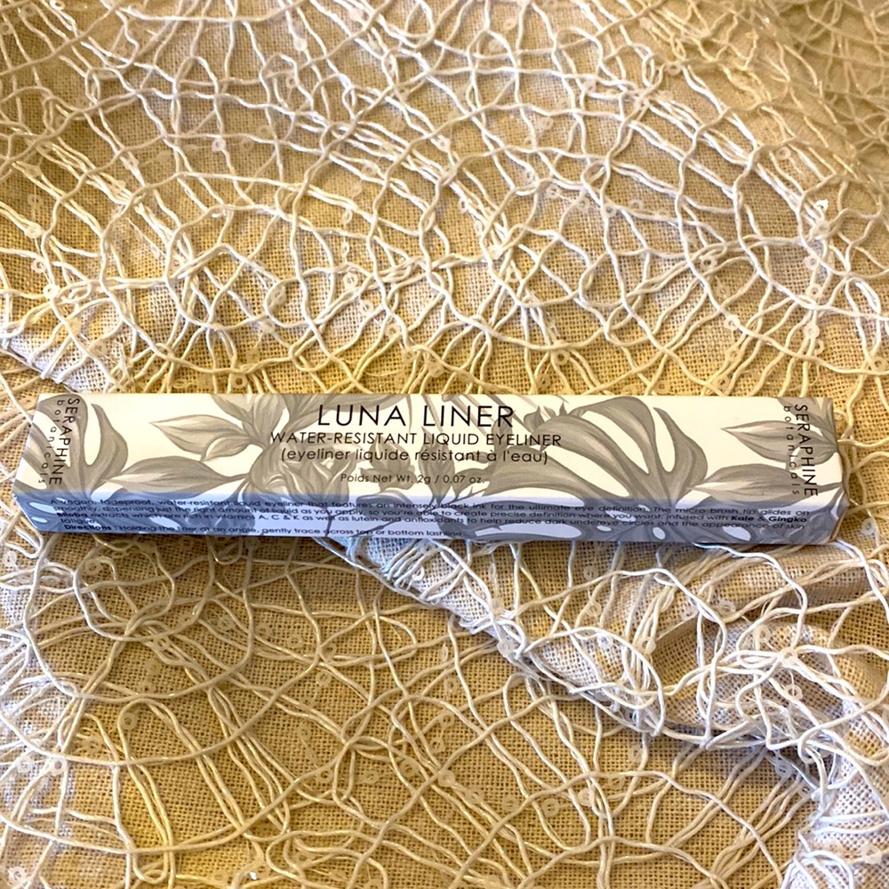 Seraphine Botanicals-Luna Liner. Black Liquid Eye-Liner. In Box & Never Used.